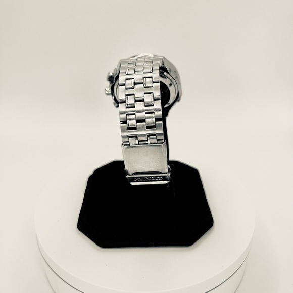 Citizen Eco-Drive Caliber 2100 Stainless Steel Chronograph Wristwatch #WB721-2 - Picture 4 of 5